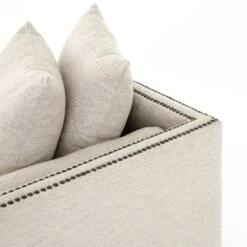 Maverick Double Chaise - Noble Platinum -France and So Furniture 106142 008 DET 4