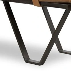 Darius Bench - Palermo Cognac -France and So Furniture 106189 009 DET 4