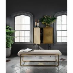 Silas Bench - Thames Cream -France and So Furniture 106280 005 ROM 2