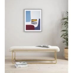 Silas Bench - Thames Cream -France and So Furniture 106280 005 VIG 1