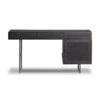 Loraine Desk - Black Wash W/ Black Cane