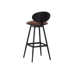 Ember Swivel Stool Bravo Cognac 10 Ember Swivel Stool Bravo Cognac -France and So Furniture 107065 3