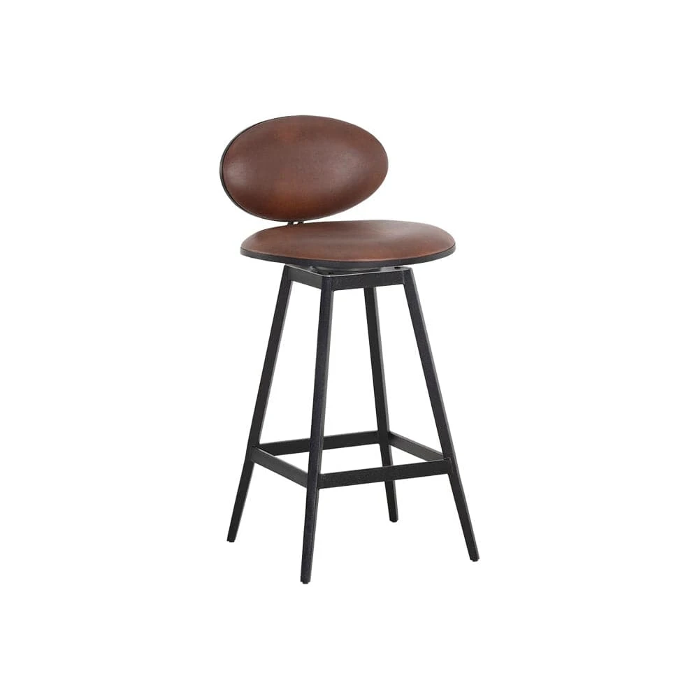 Ember Swivel Stool Bravo Cognac 2 Ember Swivel Stool Bravo Cognac - Image 2