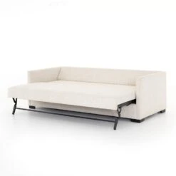 Wickham Queen Sleeper Sofa Bed - Alameda Snow [$500 Gift Card W/ Purchase!] -France and So Furniture 107197 011 OPN 3 1