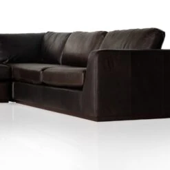 Ruger 3-Piece Sectional - Heirloom Cigar - Without Ottoman -France and So Furniture 107269 024 DET 1