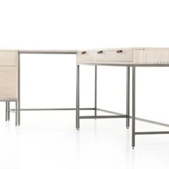 Troy Desk System - Dove Poplar -France and So Furniture 107323 003 DET 3