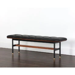 Staten Bench - Black -France and So Furniture 107612 5