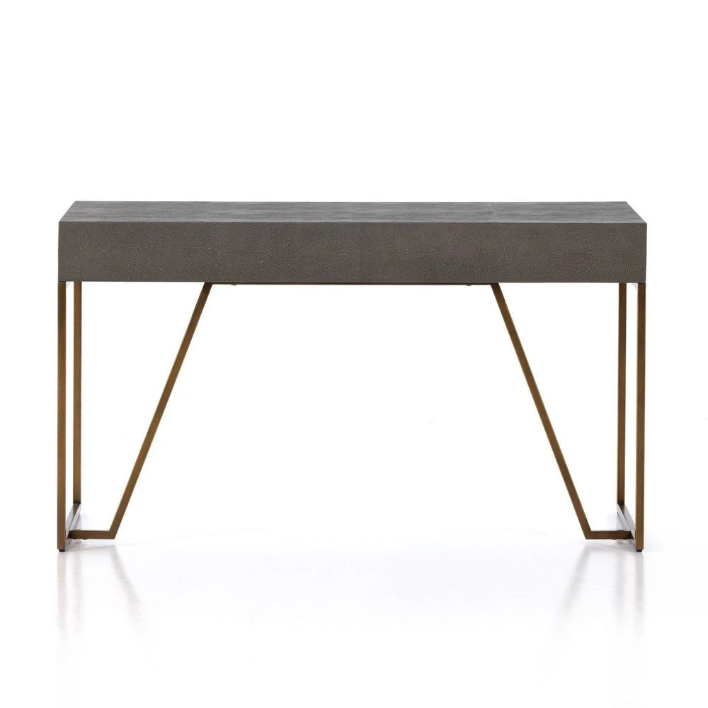 Oberyn Desk - Grey Shagreen 6 Oberyn Desk - Grey Shagreen - Image 6