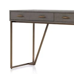 Oberyn Desk - Grey Shagreen 21 Oberyn Desk - Grey Shagreen -France and So Furniture 107640 008 DET 1