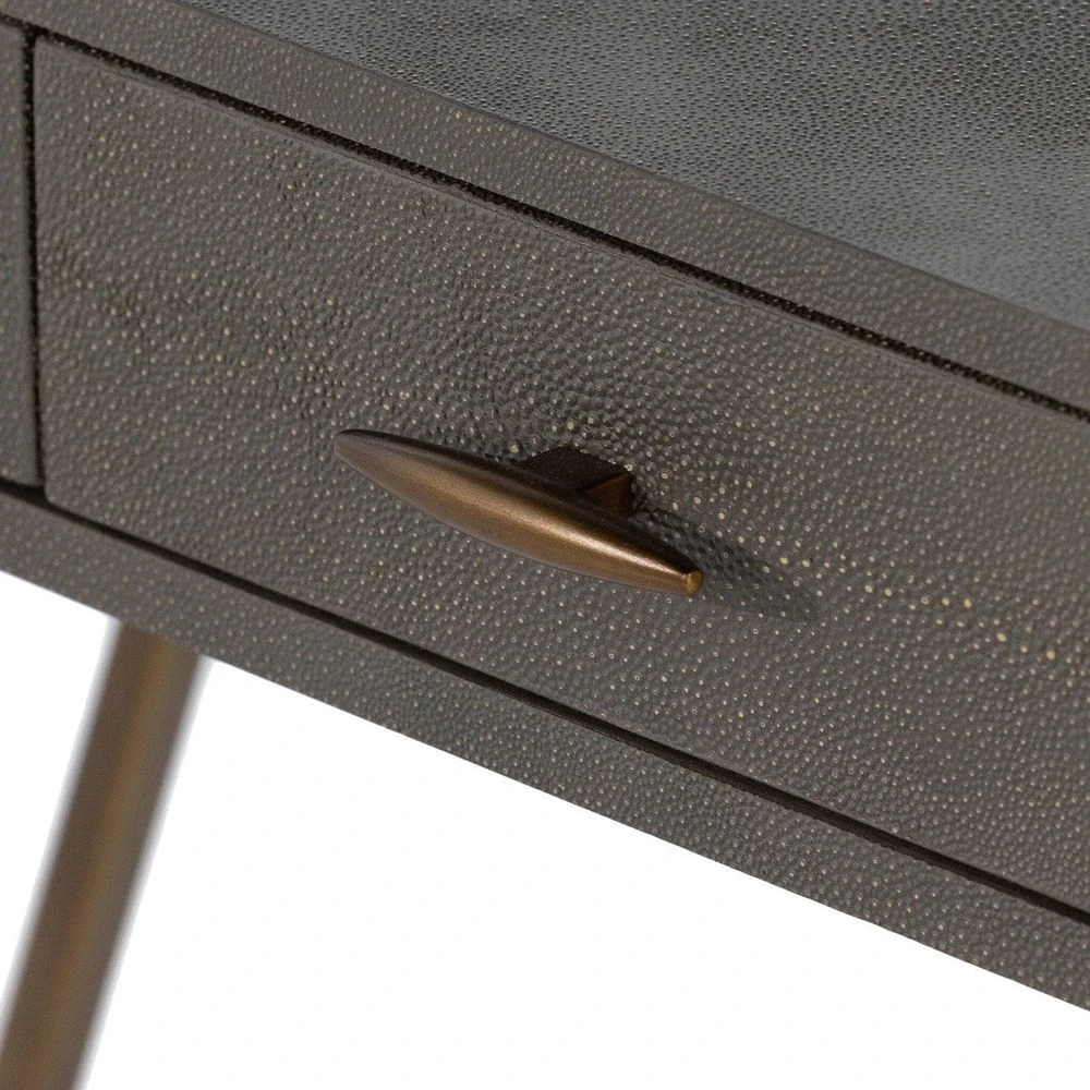 Oberyn Desk - Grey Shagreen 11 Oberyn Desk - Grey Shagreen - Image 11