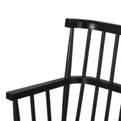 Willow Bench - Matte Black -France and So Furniture 107652 011 DET 1
