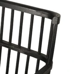 Willow Bench - Matte Black -France and So Furniture 107652 011 DET 2