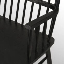 Willow Bench - Matte Black -France and So Furniture 107652 011 DET 3