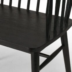 Willow Bench - Matte Black -France and So Furniture 107652 011 DET 4