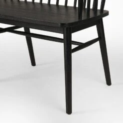Willow Bench - Matte Black -France and So Furniture 107652 011 DET 5