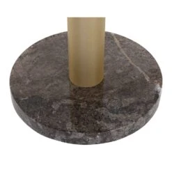 Monaco Bar Table - Gold - Grey Marble / Charcoal Grey -France and So Furniture 108669 7