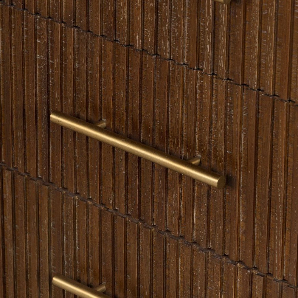Magdalena 6 Drawer Dresser - Terra Brown Oak 11 Magdalena 6 Drawer Dresser - Terra Brown Oak - Image 11