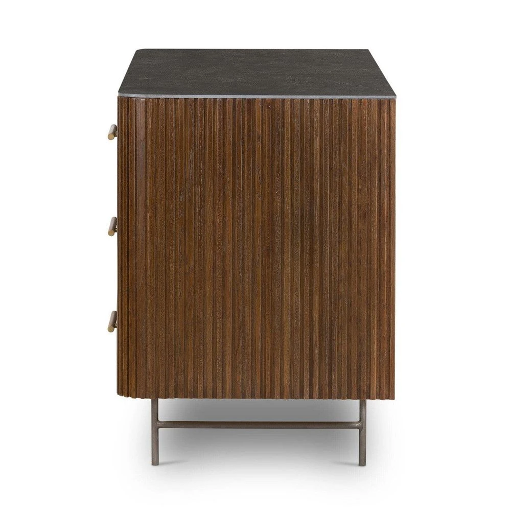 Magdalena 6 Drawer Dresser - Terra Brown Oak 7 Magdalena 6 Drawer Dresser - Terra Brown Oak - Image 7