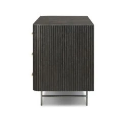 Magdalena 6 Drawer Dresser - Distressed Black -France and So Furniture 108725 003 SID 1