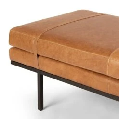 Proctor Accent Bench - Palermo Cognac -France and So Furniture 108840 005 DET 3