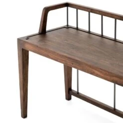 Paloma Bench - Pecan -France and So Furniture 109016 001 DET 7