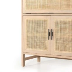 Spencer Bar Cabinet - Natural Mango -France and So Furniture 109084 002 DET 1