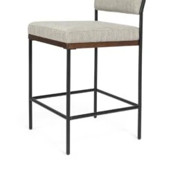 Tuscany Counter Stool - Savile Flannel 20 Tuscany Counter Stool - Savile Flannel -France and So Furniture 109318 003 DET 4