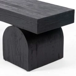 Silvan Bench - Black Elm -France and So Furniture 109345 003 DET 1