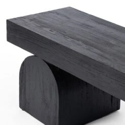 Silvan Bench - Black Elm -France and So Furniture 109345 003 DET 2