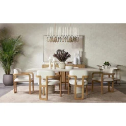 Alanya Dining Table - 84" - Rectangular -France and So Furniture 111366 13