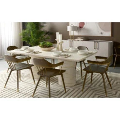 Alanya Dining Table - 84" - Rectangular -France and So Furniture 111366 5 eec9ff5d 6092 4cd7 a57d 4b5f245d85e2