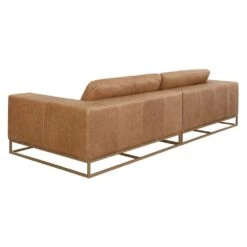 Ira Leather Sofa - Camel 11 Ira Leather Sofa - Camel -France and So Furniture 111478 2