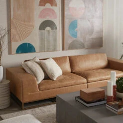 Ira Leather Sofa - Camel 9 Ira Leather Sofa - Camel -France and So Furniture 111478 5 a7ffbd63 aff5 411e 9542 b55799975c2f