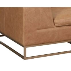 Ira Leather Sofa - Camel 12 Ira Leather Sofa - Camel -France and So Furniture 111478 6