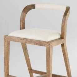 Malone Stool - Cream -France and So Furniture 11382 3 lg
