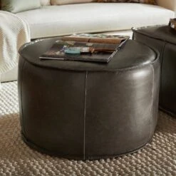 Lusso / Pouf - Grey 13 Lusso / Pouf - Grey -France and So Furniture 11448 6 lg