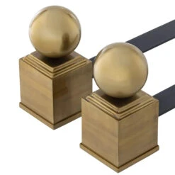 Viviers Andiron Set Of 2 11 Viviers Andiron Set Of 2 -France and So Furniture 115442 4 1 1