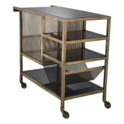 Trolley Sterling Bar Cart -France and So Furniture 116159 4 1 1
