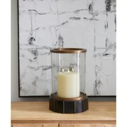 Reed Tabletop Hurricane Designed By J. Kent Martin | Dark Brushed Mango -France and So Furniture 11640 3 lg