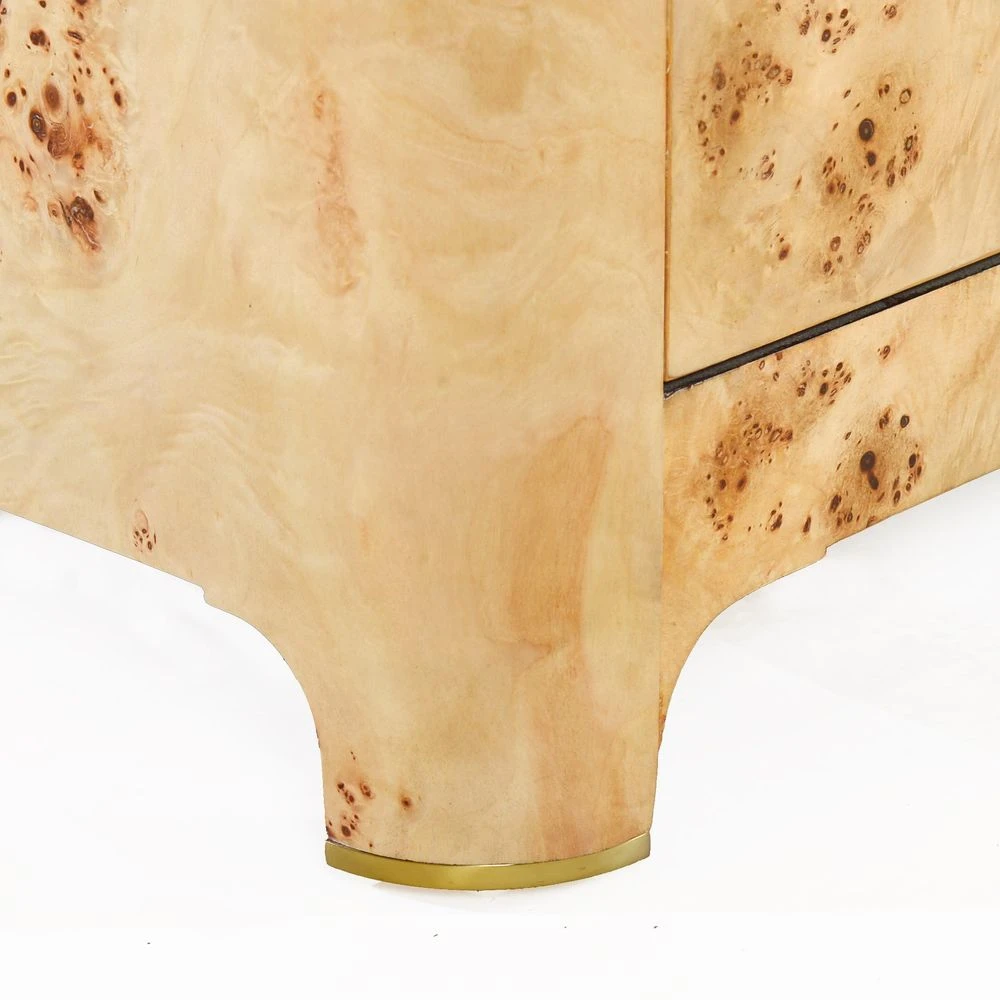 Roland 3 Drawer Chest - Natural Burl 2 Roland 3 Drawer Chest - Natural Burl - Image 2