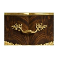Mahogany & Gilded Nightstand -France and So Furniture 13a8763243ad947c19c7f02a4b1fc74d14f4aa7e full