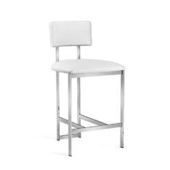 Harrison Counter Stool - White -France and So Furniture 149918
