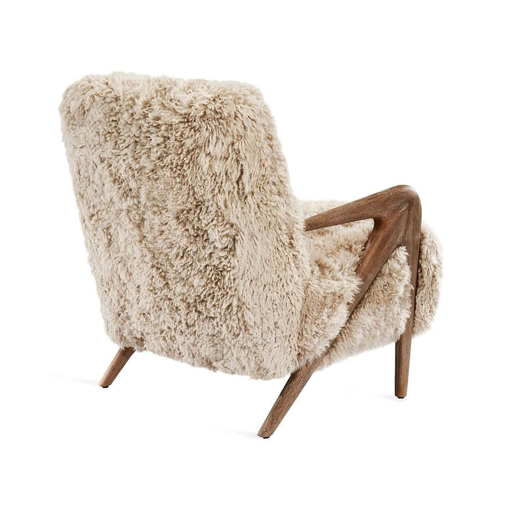 Angelica Lounge Chair - Morel Taupe 2 Angelica Lounge Chair - Morel Taupe - Image 2