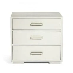 Bennett Bedside Chest - White -France and So Furniture 155179 2