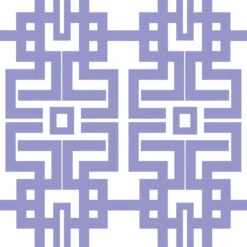 Aztec Wallpaper -France and So Furniture 15 BLUSH Aztec Periwinkle 04