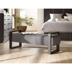 Curata Upholstered Bench -France and So Furniture 1600 50006 dkw room cc9b26ff aa14 4452 a158 0452230da549