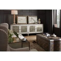 Arabella Four - Door Credenza -France and So Furniture 1610 85006 wh room 7a90f288 e2b4 4c58 adcc 0ff6261221c8