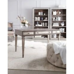 Rustic Glam Leg Desk -France and So Furniture 1641 10458 445 ltwd room 748b534e bc03 49da b065 a880ae84feb2