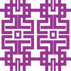 Aztec Wallpaper -France and So Furniture 16 BLUSH Aztec Plum 04