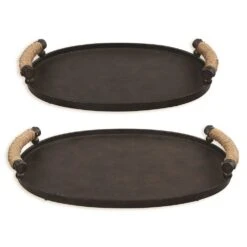 Viggo Bronze Trays, Set/2 -France and So Furniture 18073 6